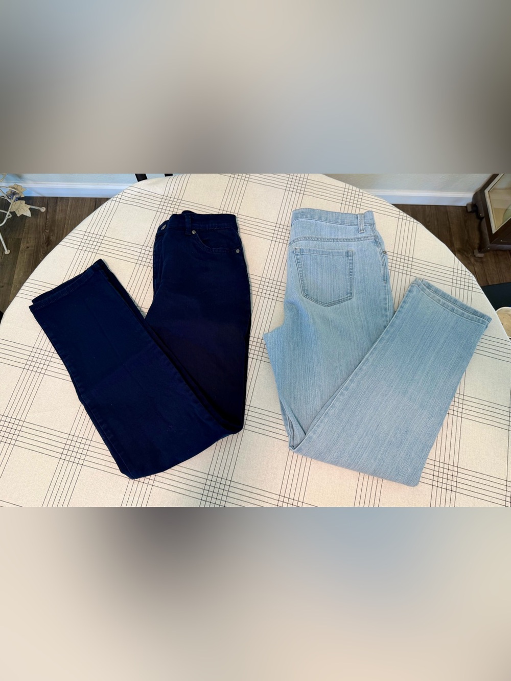 Gloria Vanderbilt Amanda Jeans Women’s 10 Long Bundle 2 Pair Straight Leg